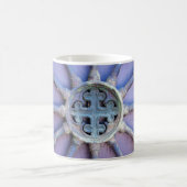 Mug Background with decorative fragment (ancient doors (Centre)