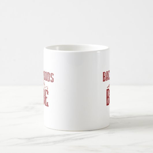 Mug Backwoods Babe Typographie (Centre)