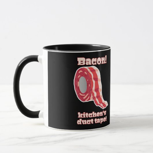 Mug Bacon !... Bande de canette de cuisine ! (Gauche)