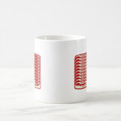 Mug Bacon bandes pour les amateurs de Bacon (Centre)