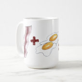 Mug BACON D'Association Alimentaire Classique + OEUFS (Devant gauche)