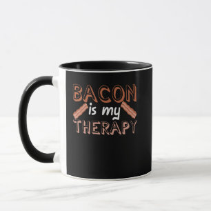 Mug Bacon dit plaisanterie Thérapie Viande Ventre de 
