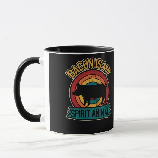 Mug Bacon est mon esprit Animal Bacon Lover Grilling (Gauche)