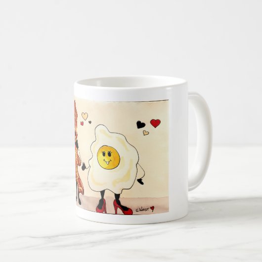 Mug Bacon et oeuf (Devant droit)