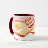 Mug Bacon et œufs et toast (Devant gauche)