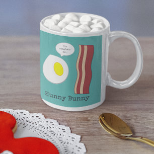 Mug Bacon et Oeufs Vous Me Complétez Personnalisé Drôl