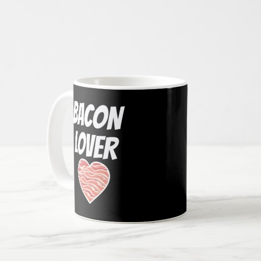 Mug Bacon Lover Funny bacon (Devant gauche)
