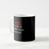Mug Bacon Press est Migthier que l'épée (Devant gauche)