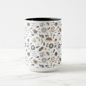 Mug Bactéries et motif de virus (Centre)