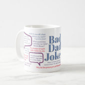 Mug Bad Dad plaisante l'idée amusante d'un cadeau de F (Devant gauche)
