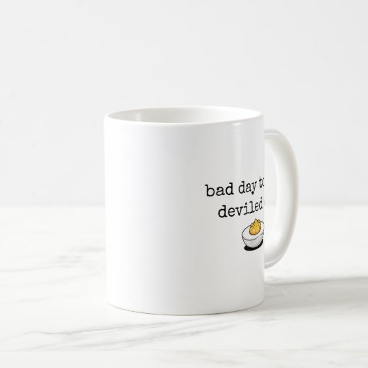 Mug Bad Day To Be A Deviled Egg Funny Thanksgiving Dev (Devant droit)