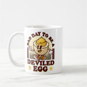 Mug Bad Day To Be A Deviled Egg Funny Thanksgiving Egg (Gauche)