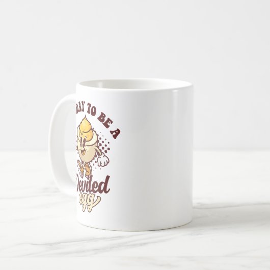 Mug Bad Day To Be A Deviled Egg Funny Thanksgiving Egg (Devant gauche)