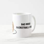 Mug Bad Mood Basketball Coach (Devant droit)
