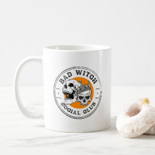 Mug Bad Witch Social Club noir et orange