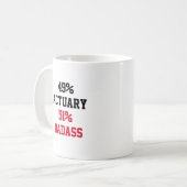 Mug Badass actuaire (Devant gauche)