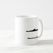 Mug Badass américain (Devant droit)