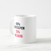 Mug Badass apiculteur (Devant gauche)