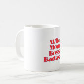 Mug Badass de la mère (Devant gauche)