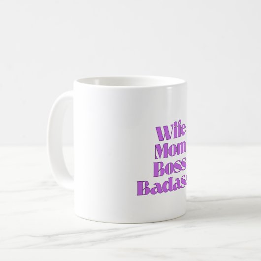 Mug Badass de la mère (Devant gauche)