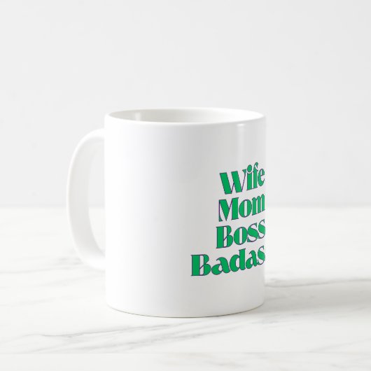 Mug Badass de la mère (Devant gauche)