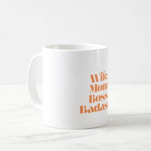 Mug Badass de la mère (Devant gauche)