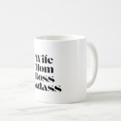 Mug Badass de la mère (Devant droit)