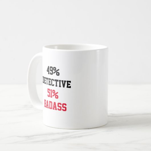 Mug Badass détective (Devant gauche)
