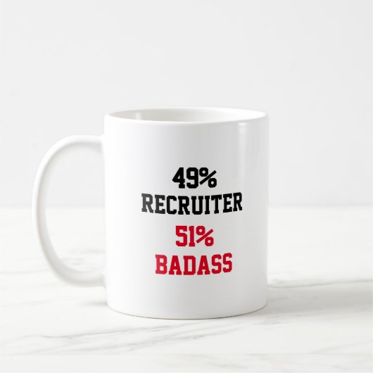 Mug Badass du recruteur (Gauche)