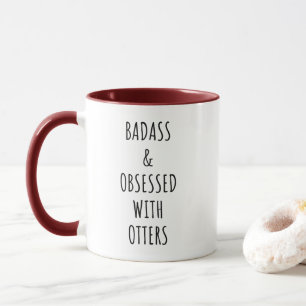 Mug Badass et Badass observés avec des loutres