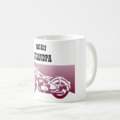 Mug BADASS GRANDPA - Grand-père motards Cadeau (Devant droit)