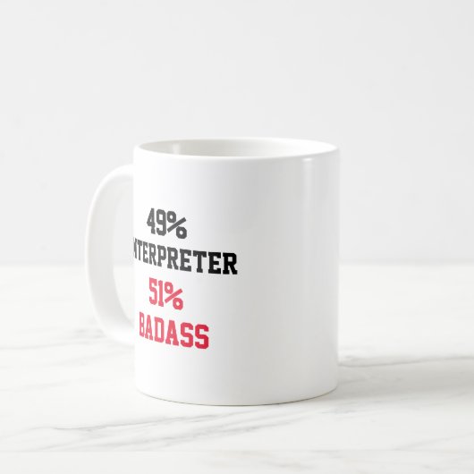 Mug Badass interprète (Devant gauche)