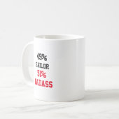 Mug Badass marin (Devant gauche)