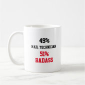 Mug Badass technicien de clou (Gauche)