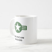 Mug Badass vert américain (Devant gauche)