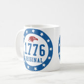 Mug Badge 4 juillet 1776 Original (Devant gauche)