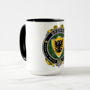 Mug Badge Browne Irish Shield