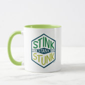 Mug Badge Ça Pue Ça Pua (Gauche)