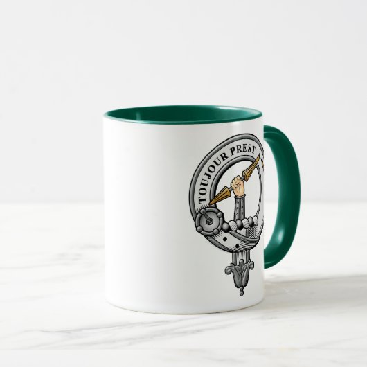 Mug Badge Carmichael Crest (Devant droit)
