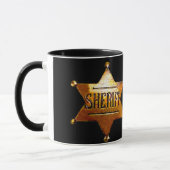 Mug Badge d'Antique Sheriff (Gauche)