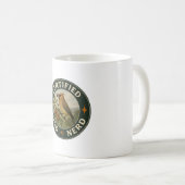 Mug Badge de cire de cèdre (Devant droit)