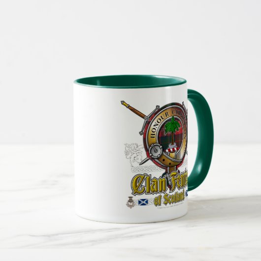 Mug Badge de clan Fenton (Devant droit)