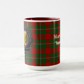 Mug Badge de clan MacGregor & Tartan (Centre)