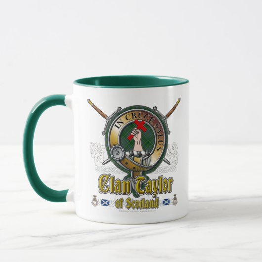 Mug Badge de clan Taylor (Gauche)