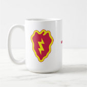 Mug Badge de la 25e division d'infanterie - Personnali (Gauche)
