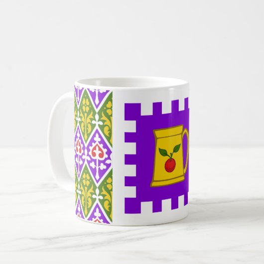 Mug Badge de la population de Greyfells (Devant gauche)