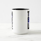 Mug Badge de soutien à la police Thin Blue Line (Centre)