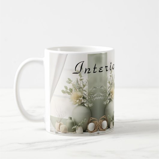 Mug Badge d'ID d'entreprise du Rose Plaster (Gauche)