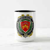 Mug Badge du Bouclier irlandais O'Brennan (Centre)