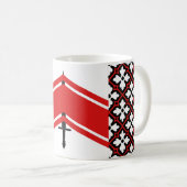 Mug Badge du canton d'Eoforwic Populace (Devant droit)